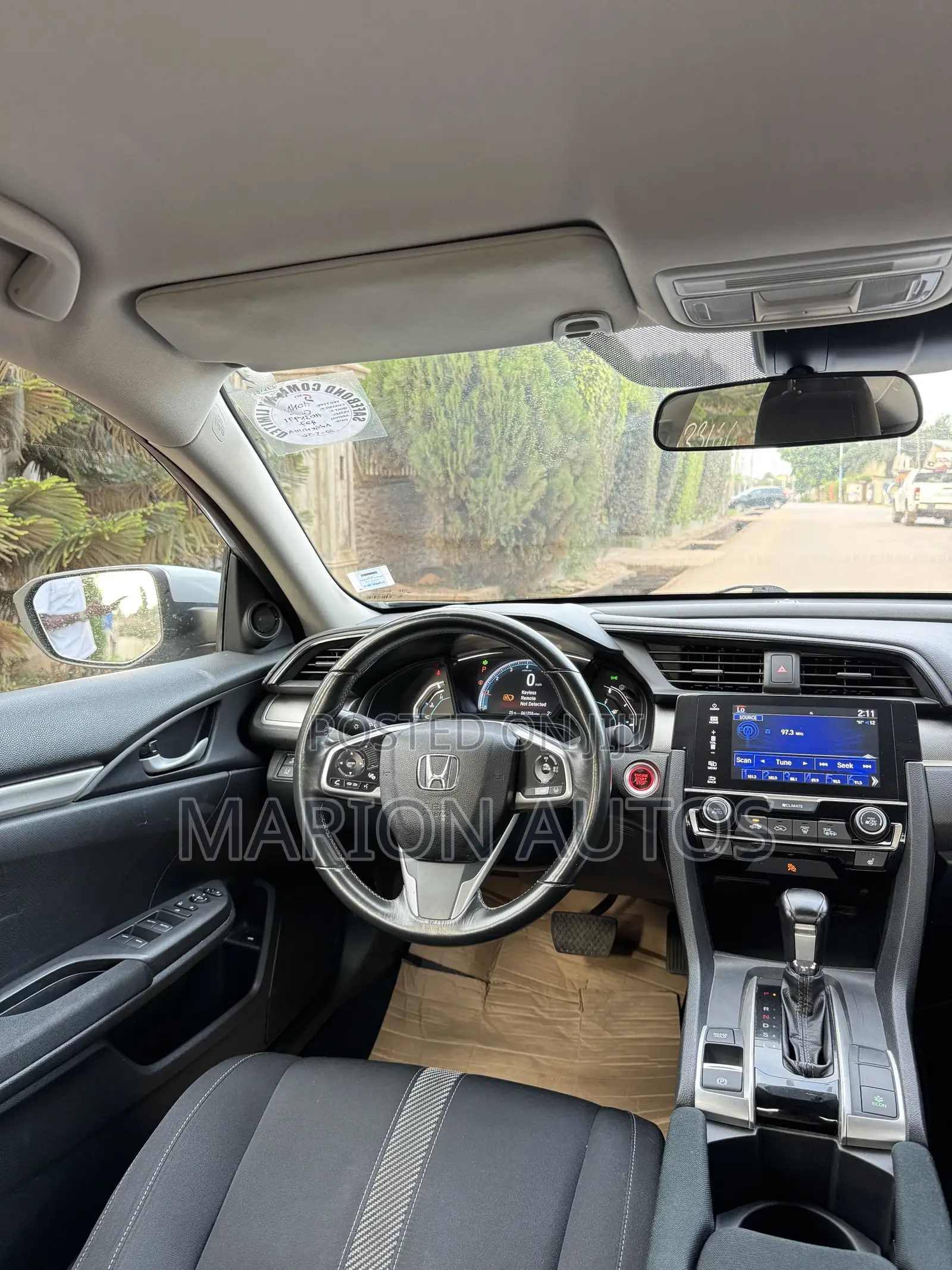 Honda Civic EX Sedan 2018 Gray