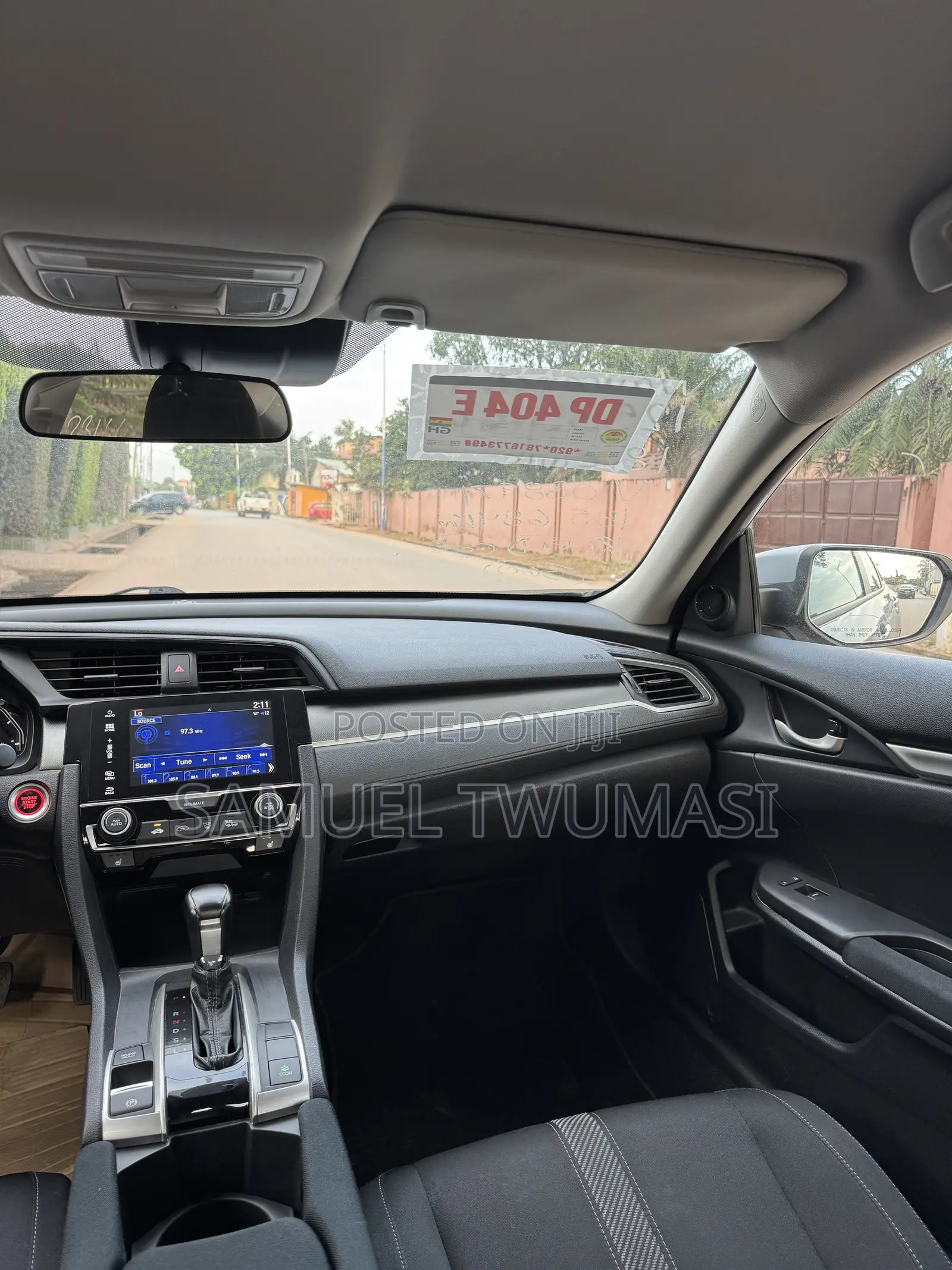 Honda Civic EX Sedan 2018 Gray
