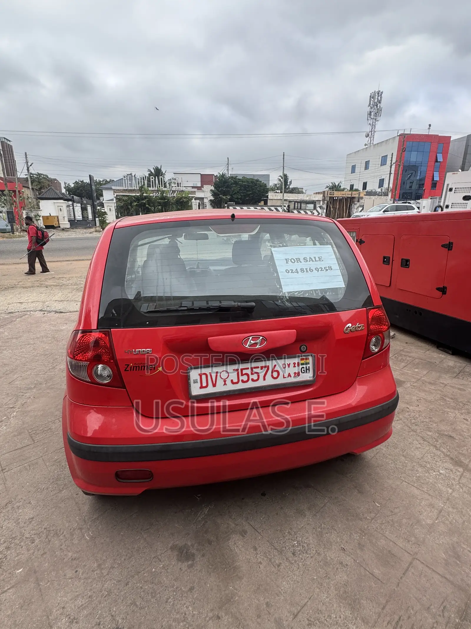 Hyundai Getz 2011 Red
