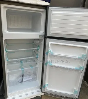 Stylish and Powerful Legacy Double Door Black Glassed Fridge 95liters