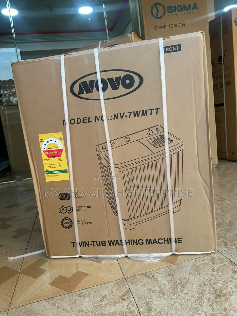 Powerful and Efficient 7kg Novo Washing Machine