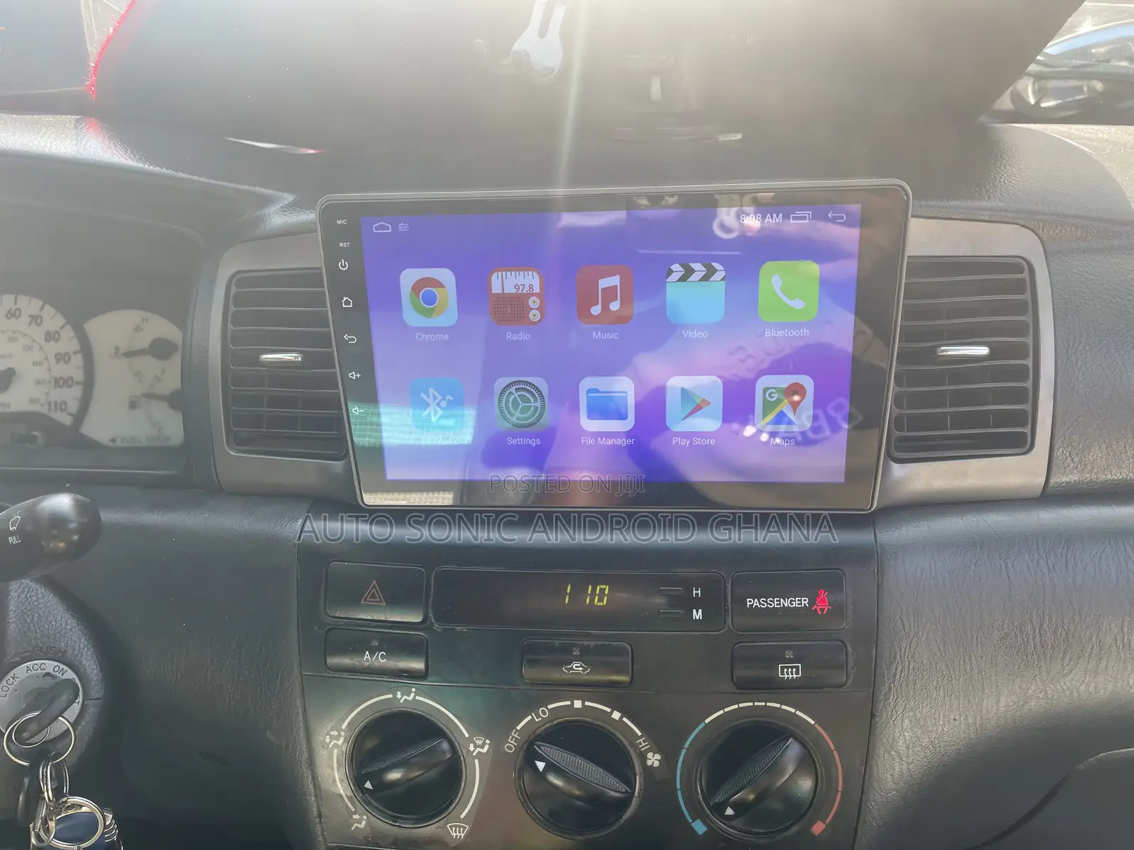 Toyota Corolla 2005 Android Infotainment Upgrade Screen