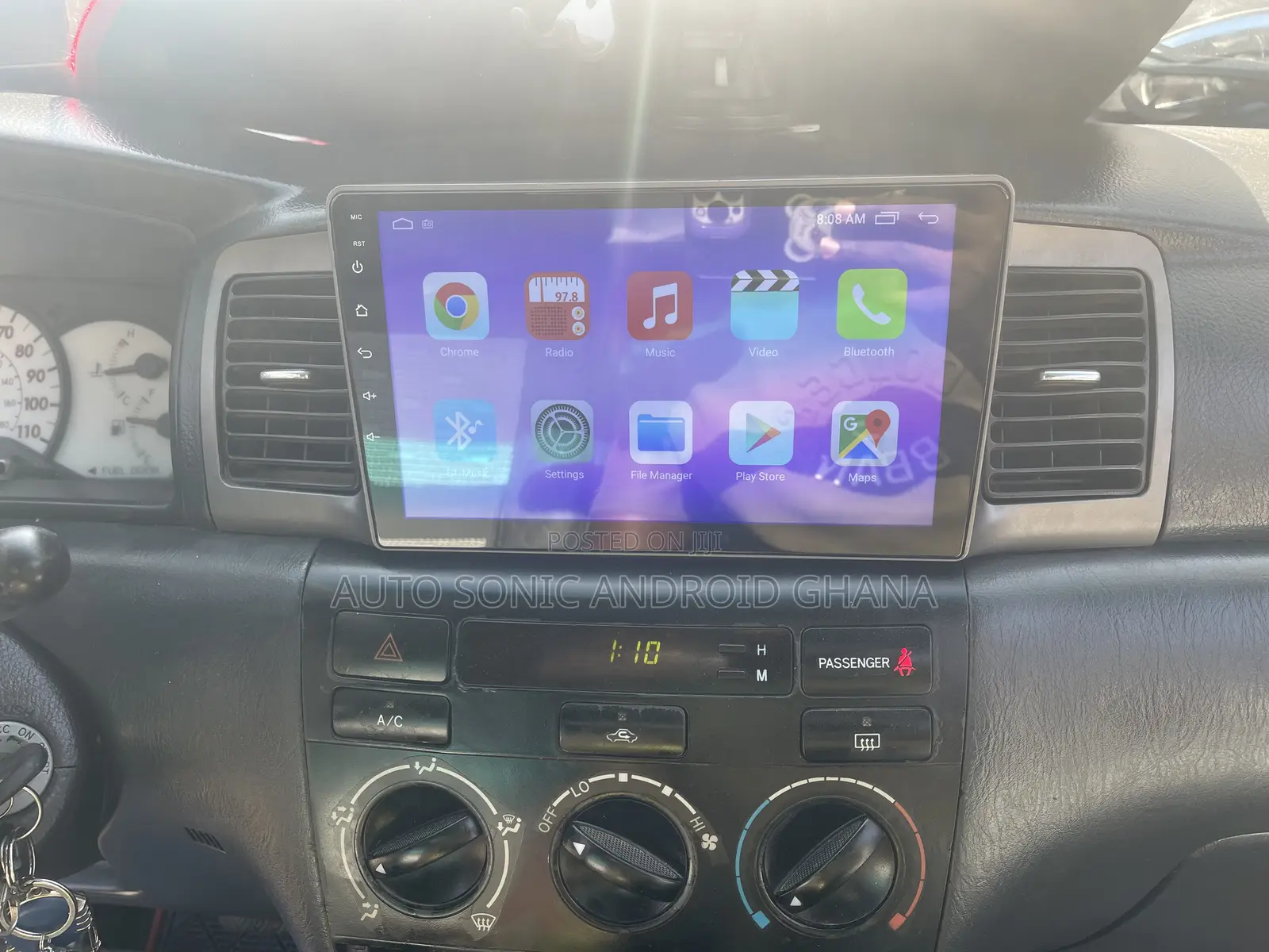 Toyota Corolla 2005 Android Infotainment Upgrade Screen