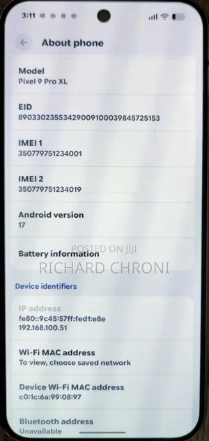 Google Pixel 9 Pro XL 256 GB Pink