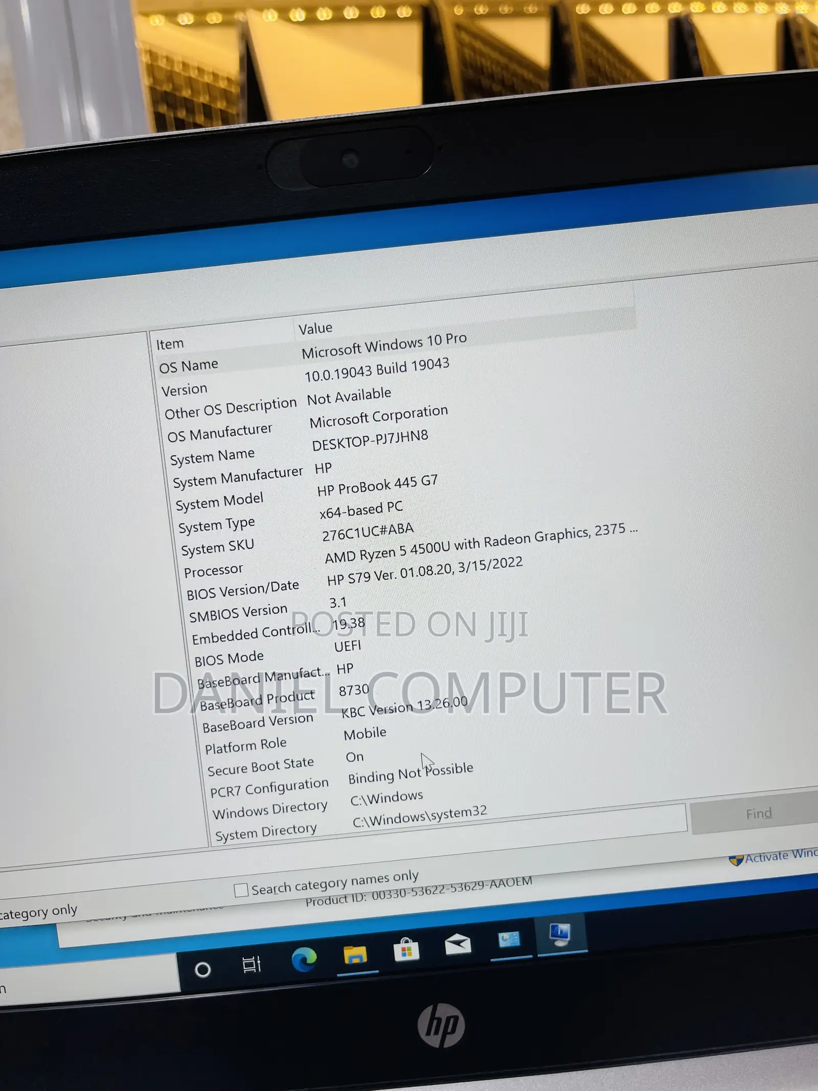 Laptop HP ProBook 445 G7 8GB AMD Ryzen 5 SSD 256GB
