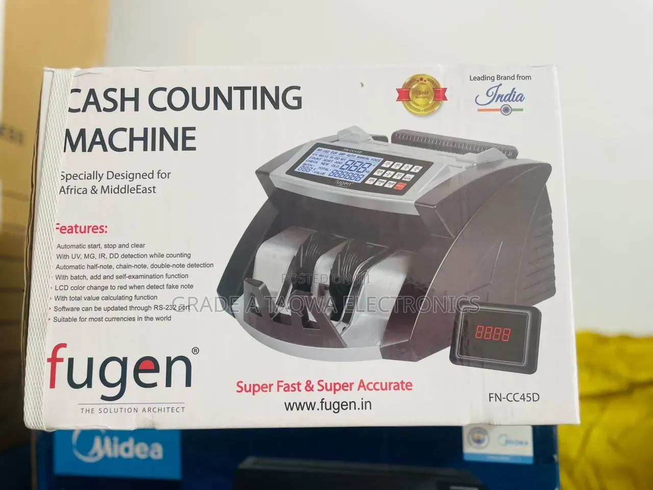 Automatic Start,stop and Clear Fugen Bill Counting Machine
