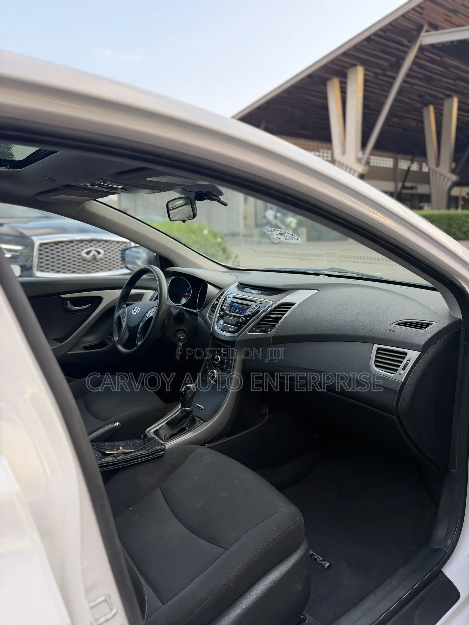 Hyundai Elantra Sport PZEV 4dr Sedan (2.0L 4cyl 6A) 2015 White