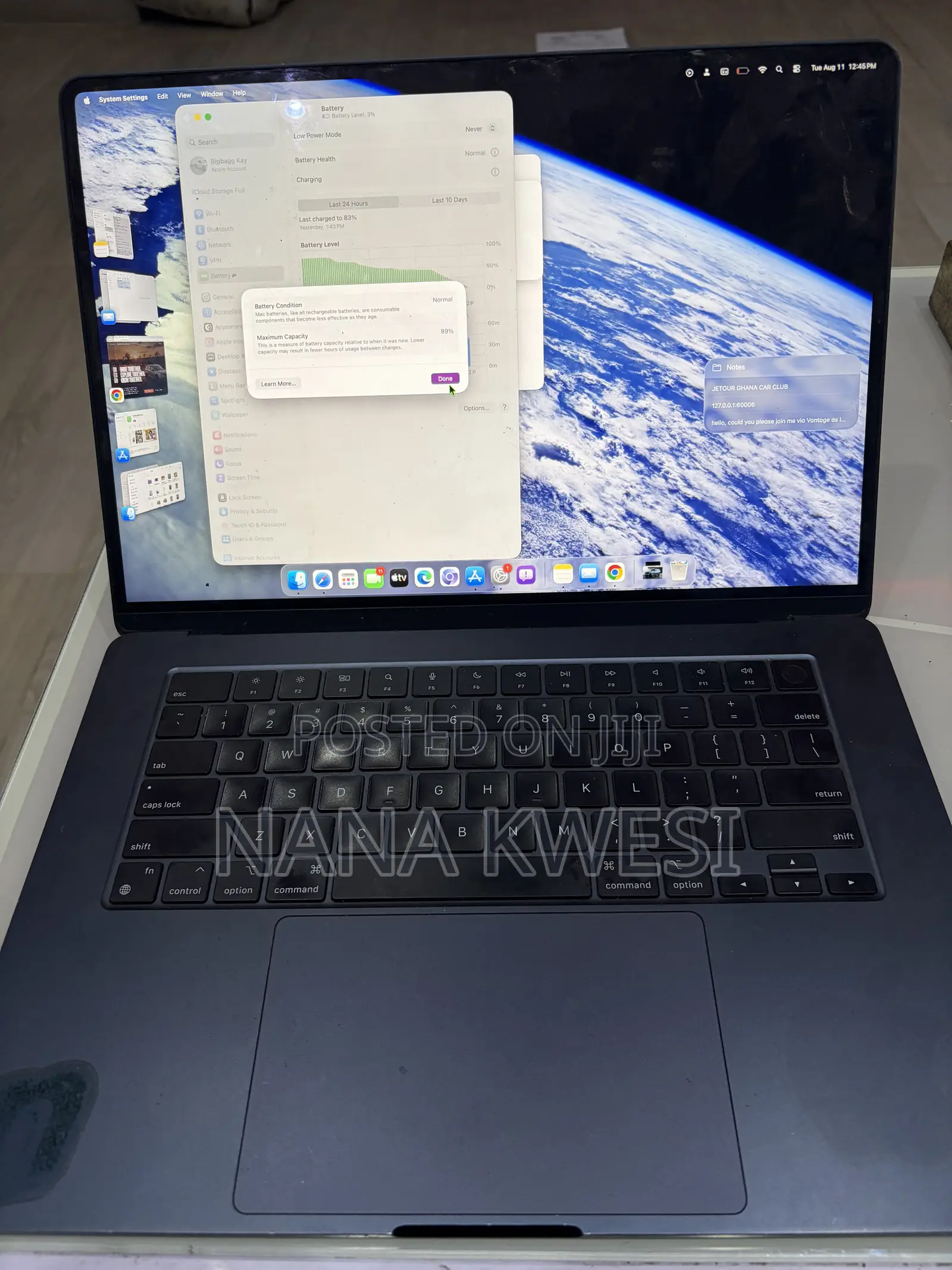 Laptop Apple MacBook Air 8GB Apple M2 SSD 256GB