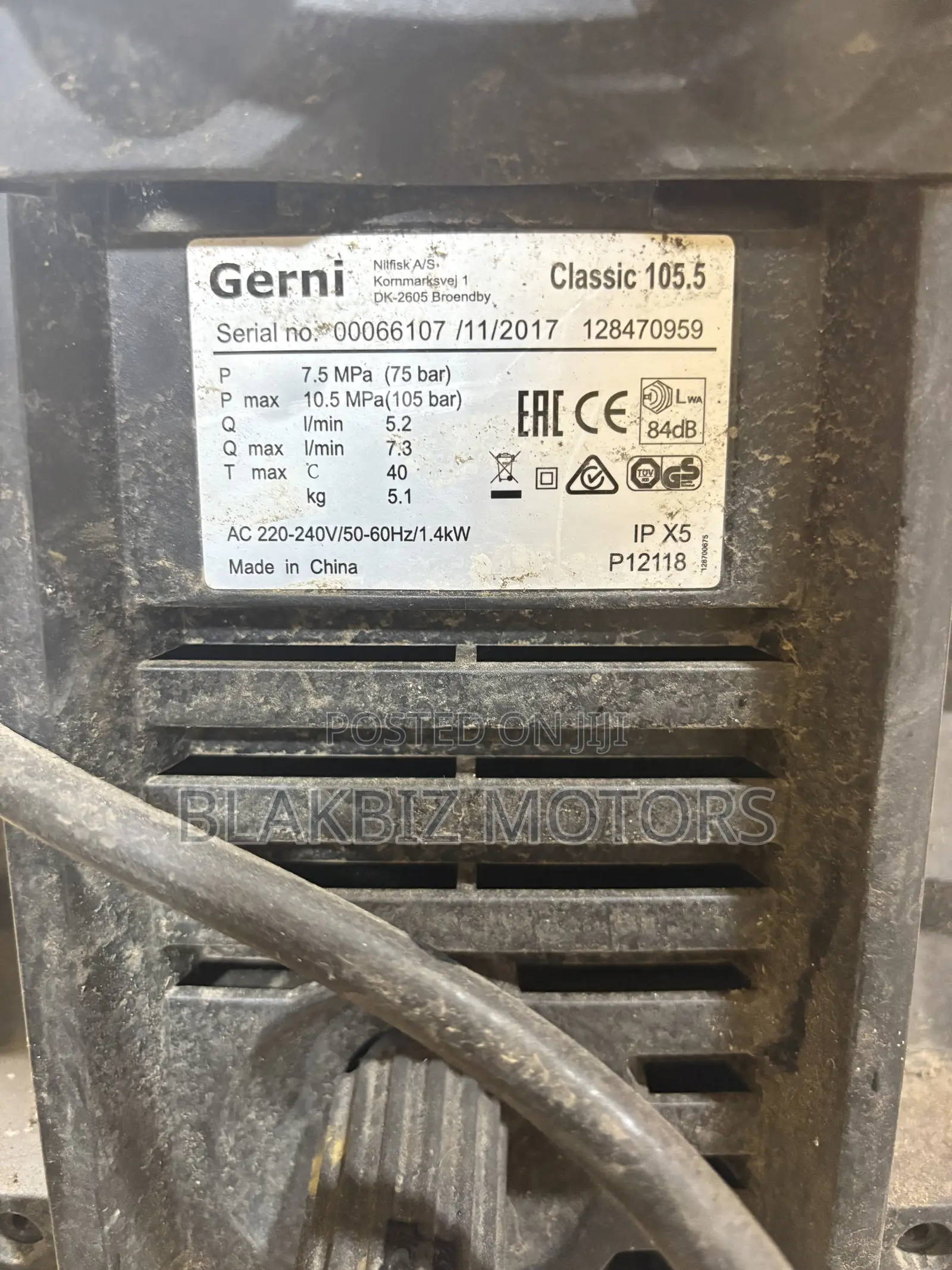Gerni Classic 105.5 Pressure Washer