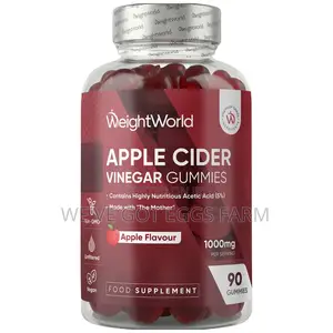 WeightWold Apple Cider Vinegar 1000mg Gummies UK Imported AvailableNow