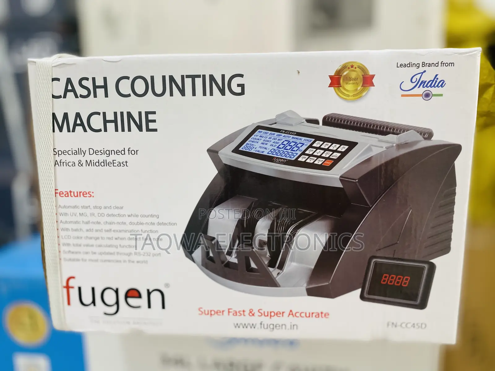 Super Fast Fugen Cash Counting Machine