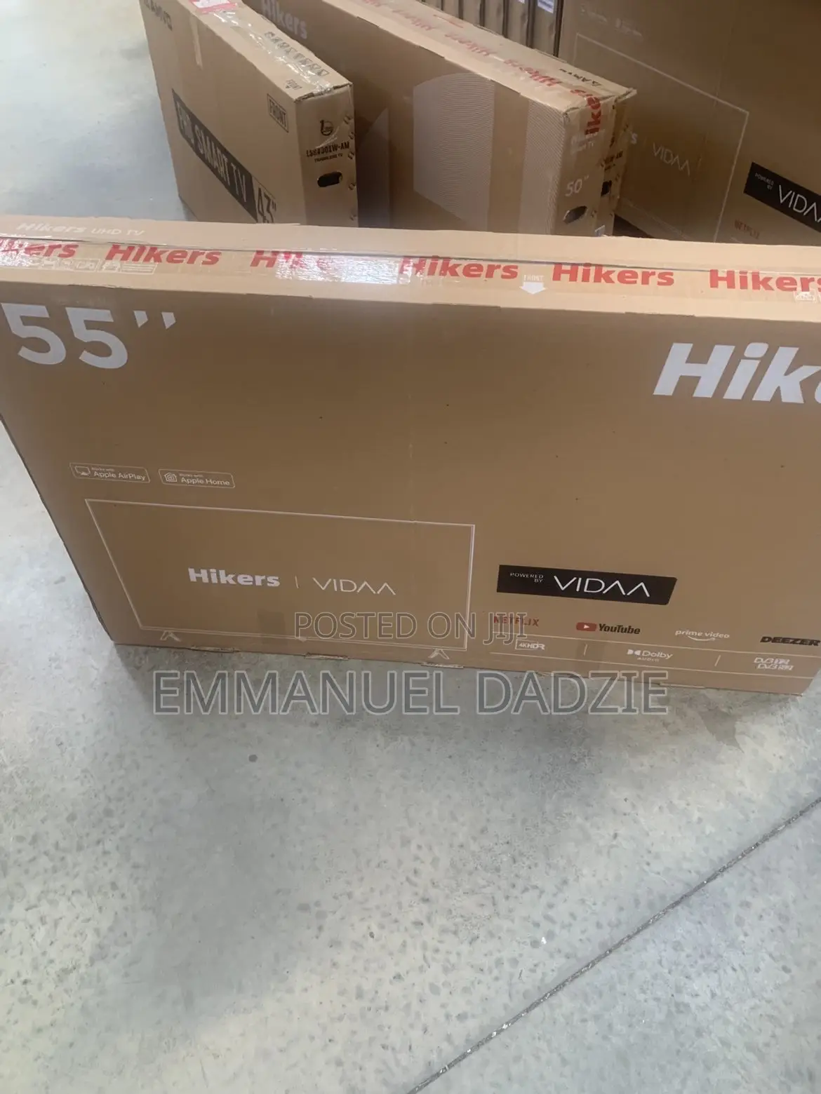 Hikers Smart TV 55" UHD ,Frameless