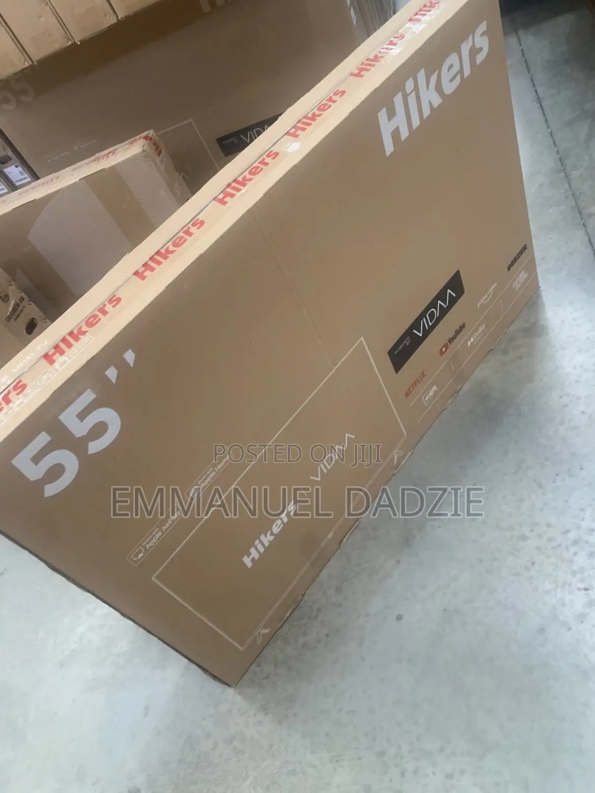 Hikers Smart TV 55" UHD ,Frameless