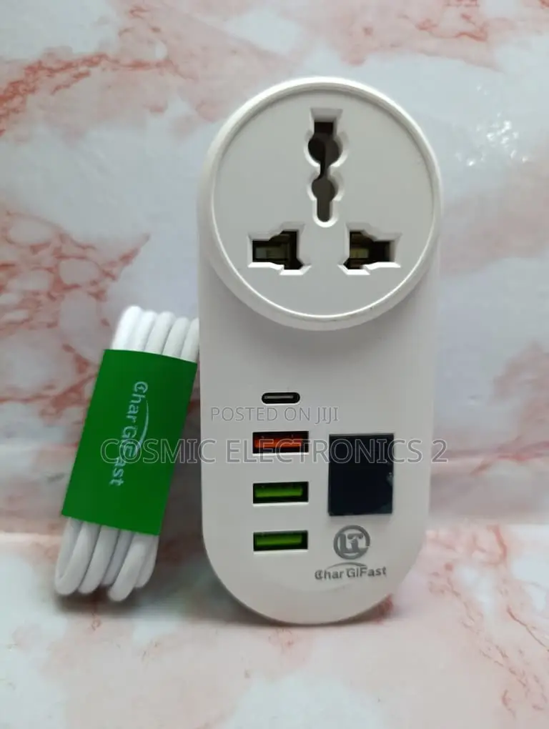CharGifast LT-T2028 3-Port USB Fast Charging Socket