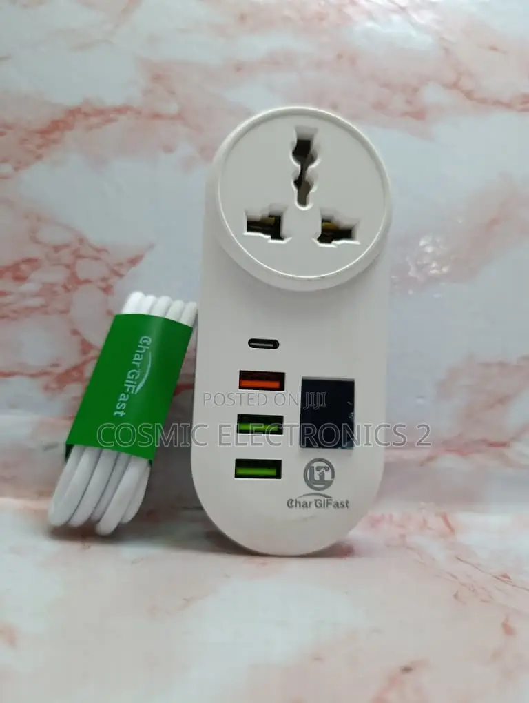 CharGifast LT-T2028 3-Port USB Fast Charging Socket