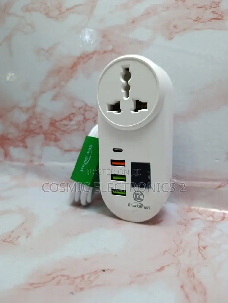 CharGifast LT-T2028 3-Port USB Fast Charging Socket