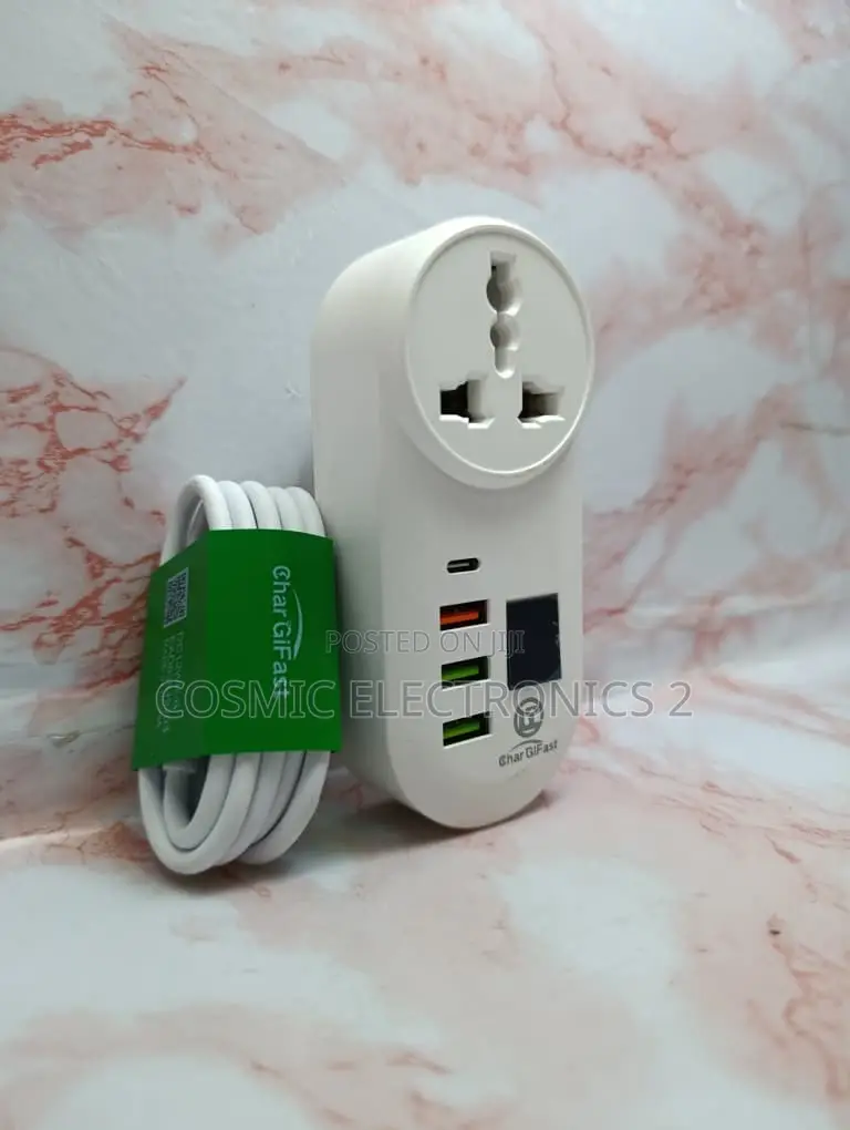 CharGifast LT-T2028 3-Port USB Fast Charging Socket