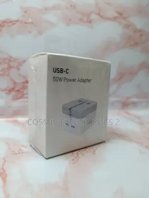 50W Dual USB-C Fast Charging Adapter for iPhone iPad