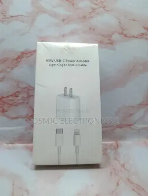 65W USB-C PD Fast Charger With Lightning Cable for iPhone iPad