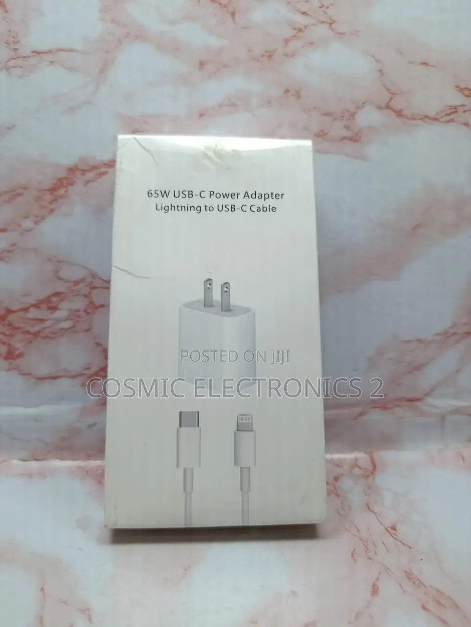 65W USB-C PD Fast Charger With Lightning Cable for iPhone iPad