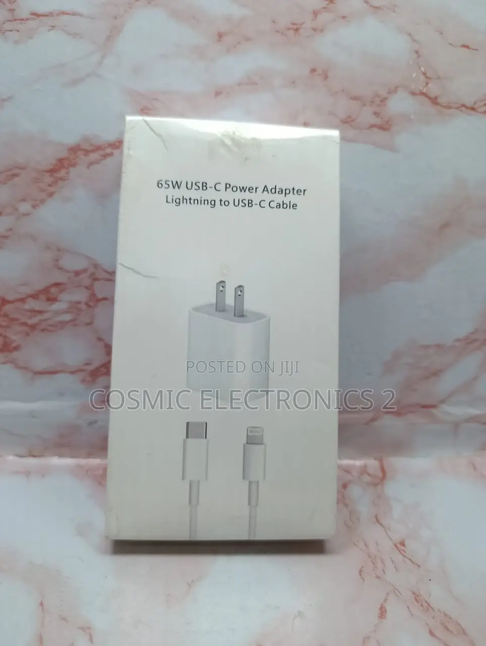 65W USB-C PD Fast Charger With Lightning Cable for iPhone iPad
