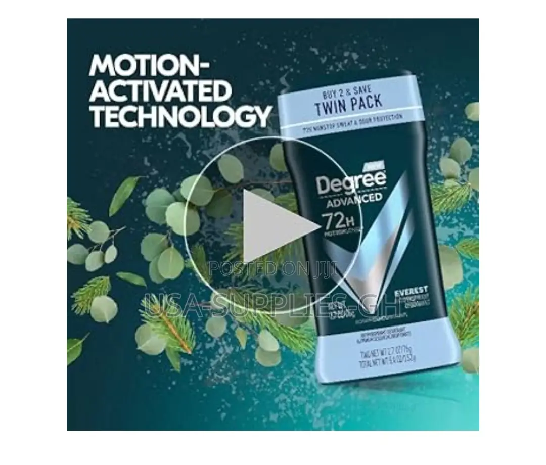 Degree 72-Hr Advanced Antiperspirant Deodorant Everest 2.6 Oz From Usa