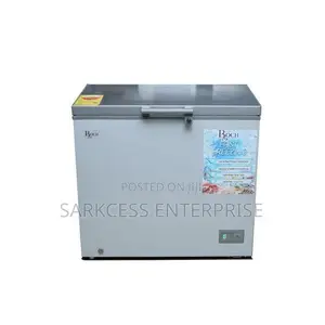 Roch RCF-230BN-B Chest Freezer With Sliding Glass - 200L - Silver