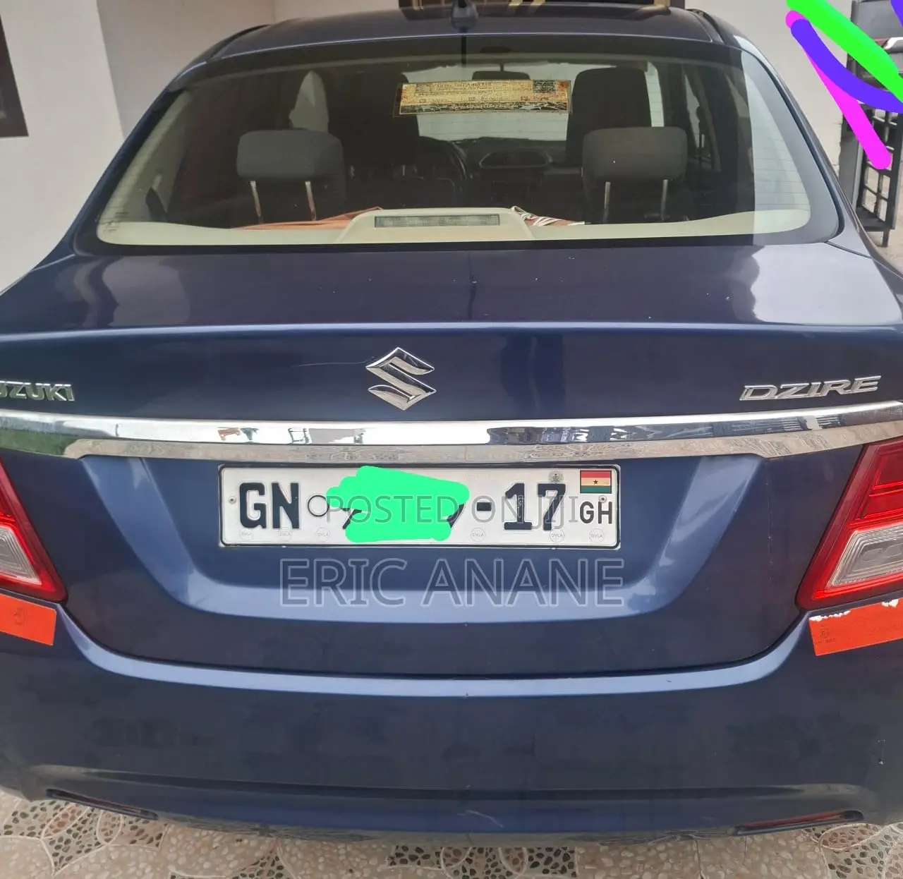 Suzuki Dzire 2017 Blue