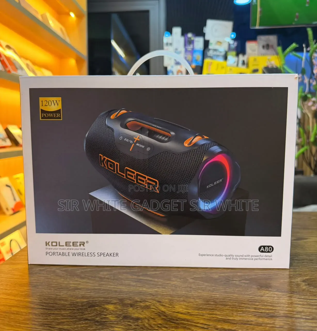 Koleer A80 Is a High-Power Portable Speaker Featuring Bluetooth