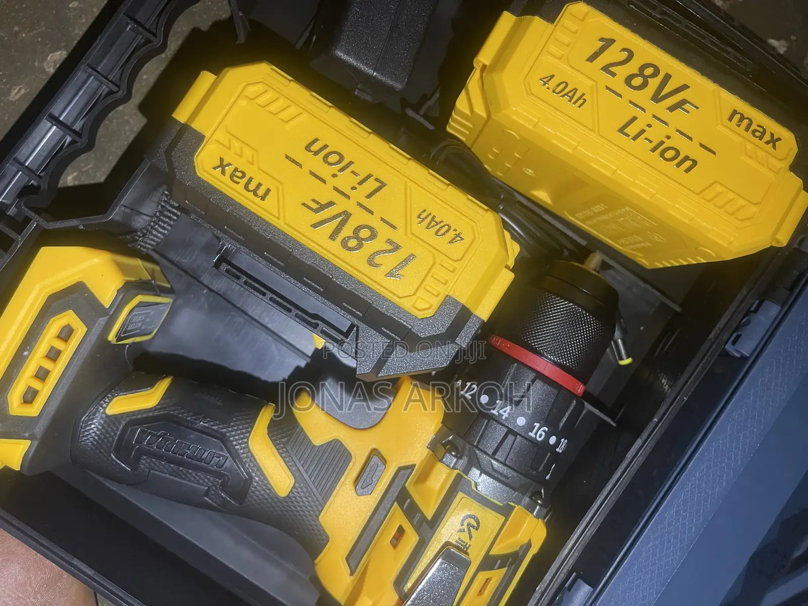 Large Battery Drilling Machine 128 Volts