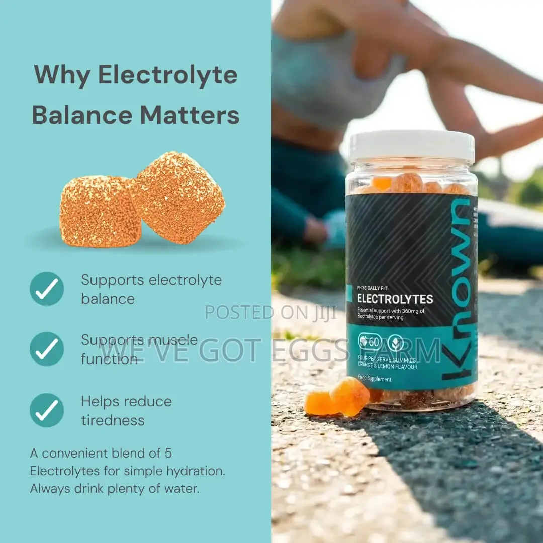 Known Electrolyte Gummies 360mg Gummies UK Imported Available Now