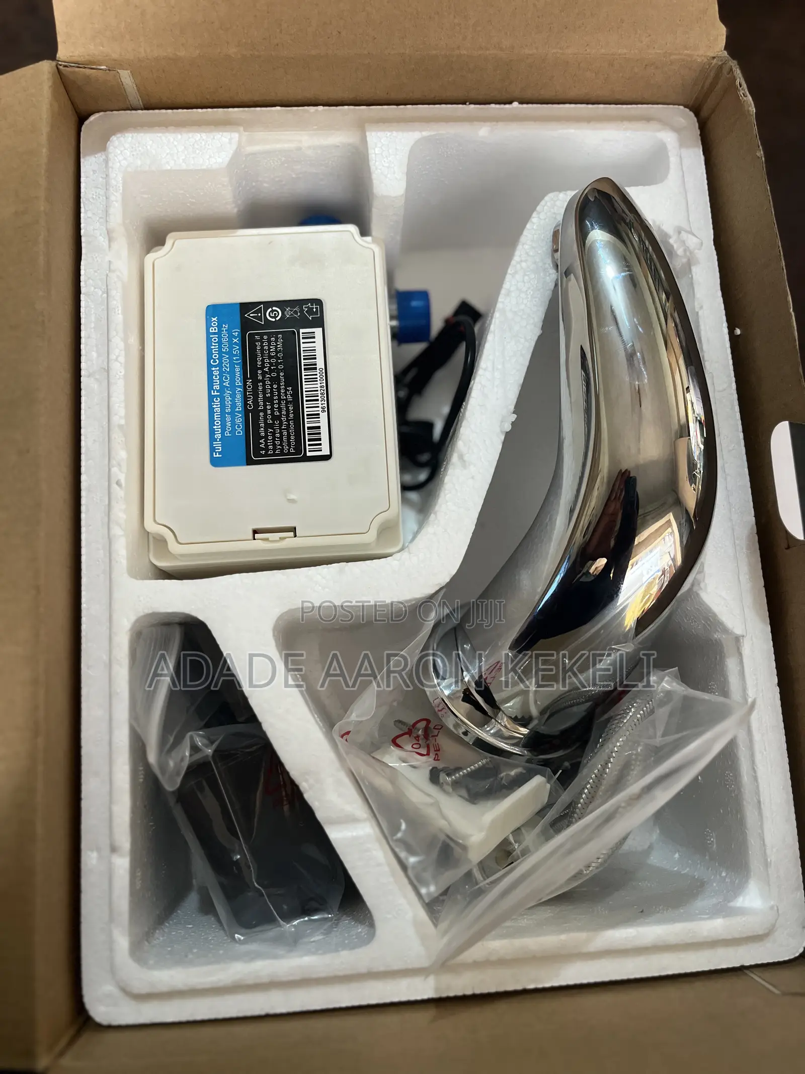 Automatic Sensor Basin Tap / Touchless Bathroom Faucet (Complete Kit)