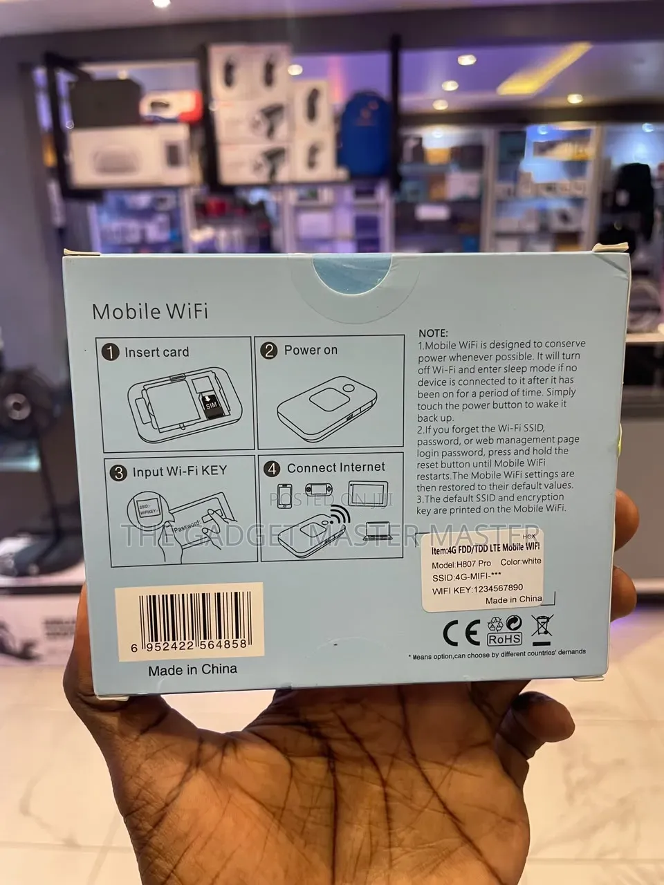 H807 Pro Wireless 300mbps Mobile Wifi Pro 5G Router