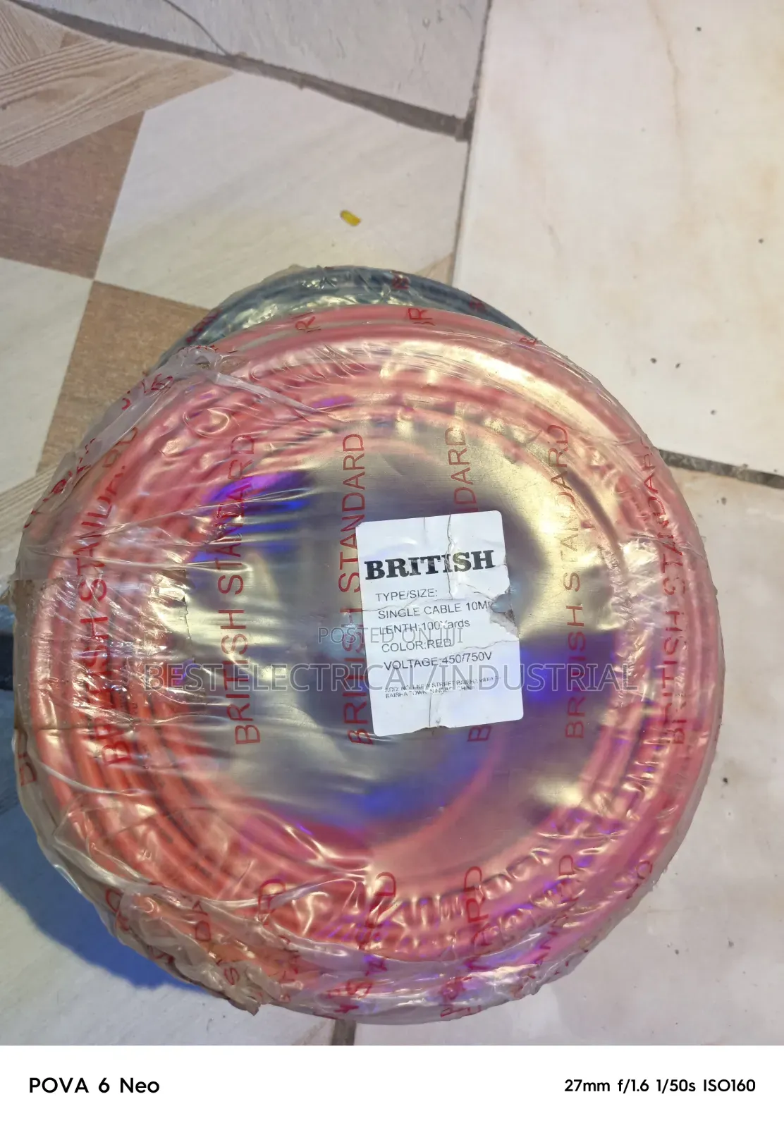 British Conduit Cable 10mm
