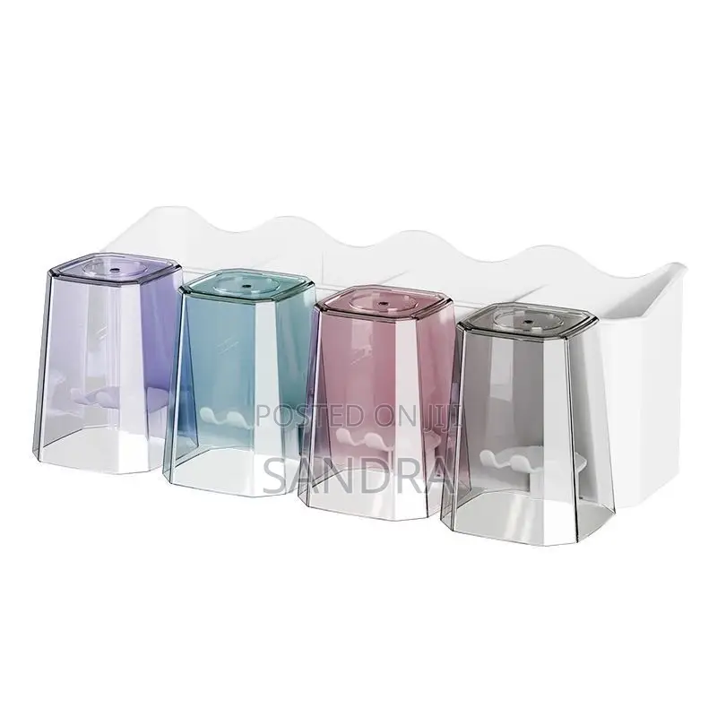 Wall-Mounted Toothbrush Bathroom Organizer