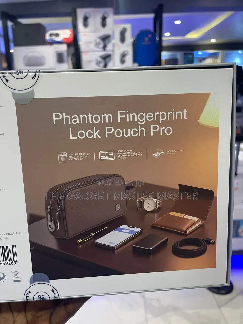 Wiwu Phantom Fingerprint Lock Pouch Pro Bag