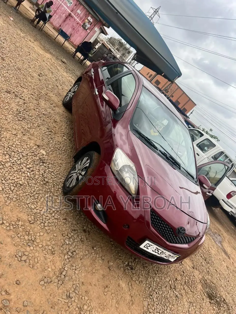 Toyota Belta 2012 Burgundy