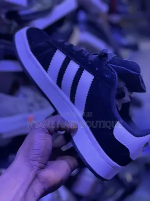 Brand New Adidas Campus Black White Sneakers - Unisex