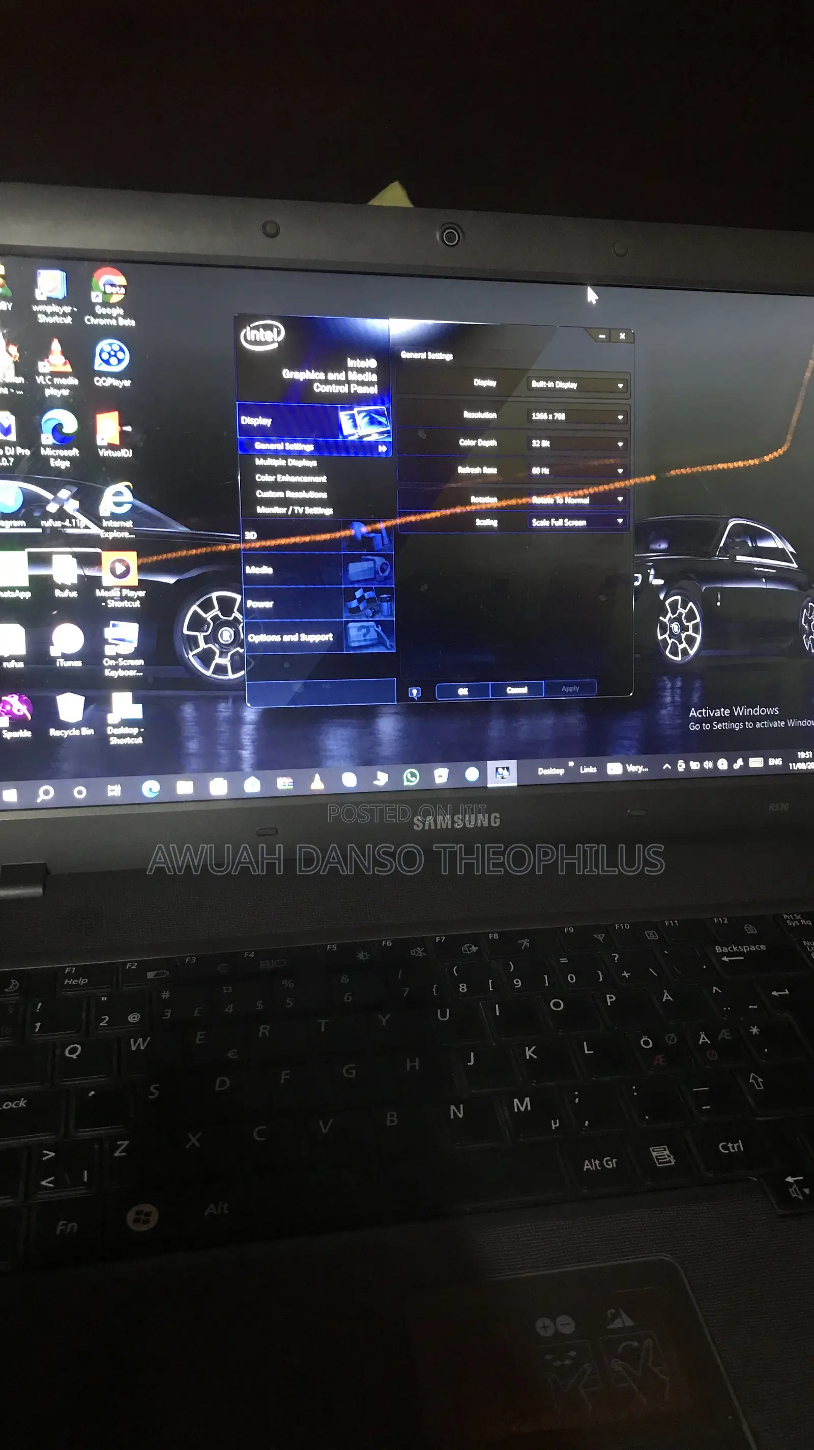 Laptop Samsung R530 2GB Intel Celeron HDD 250GB