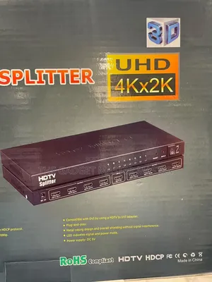 3d HDTV 1x8 Uhd Splitter