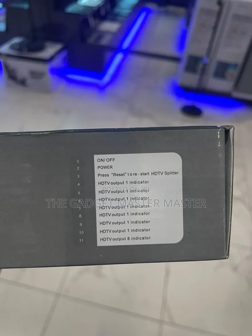 3d HDTV 1x8 Uhd Splitter