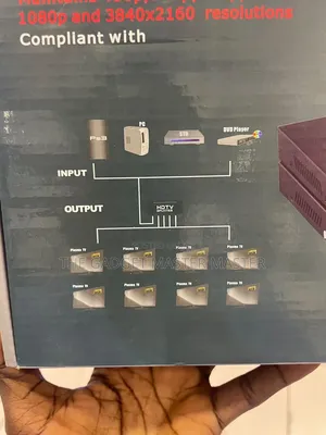 3d HDTV 1x8 Uhd Splitter