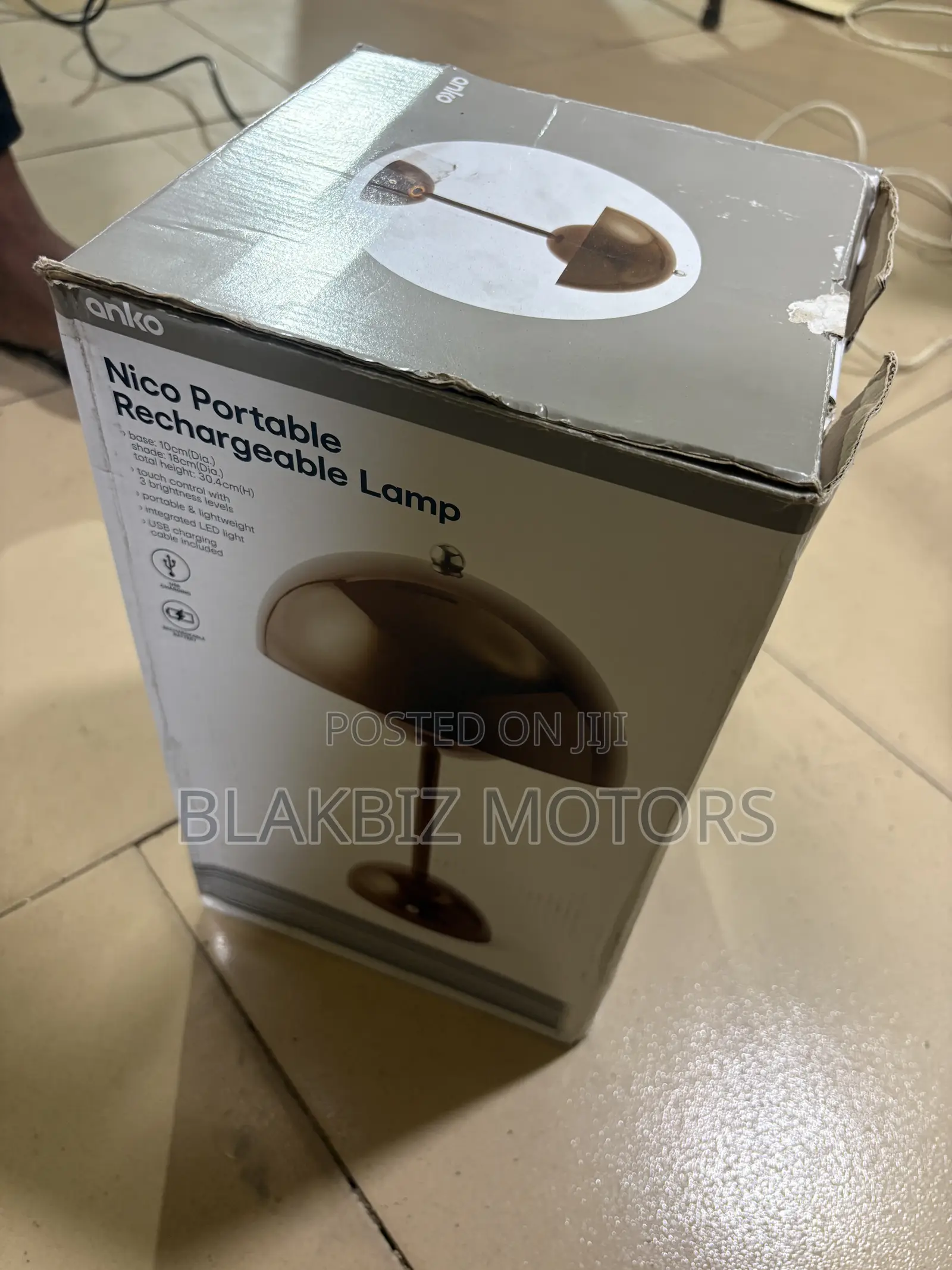 Anko Nico Portable Rechargeable Lamp