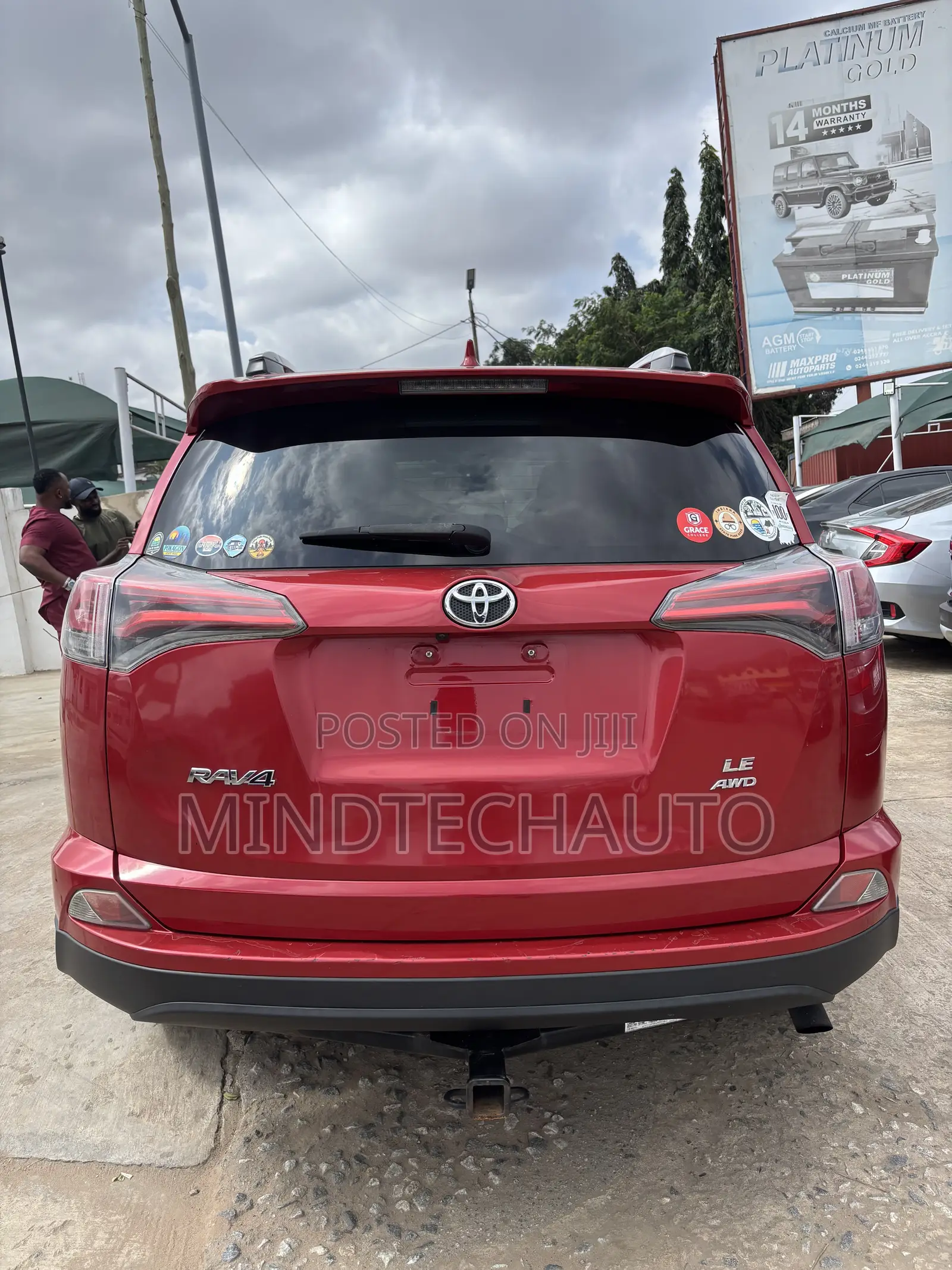 Toyota RAV4 LE AWD (2.5L 4cyl 6A) 2016 Red