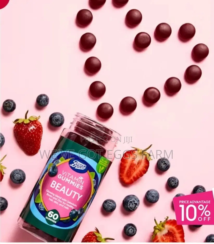 Boots Beauty Gummies for Hair Skin Nails UK Imported Available Now