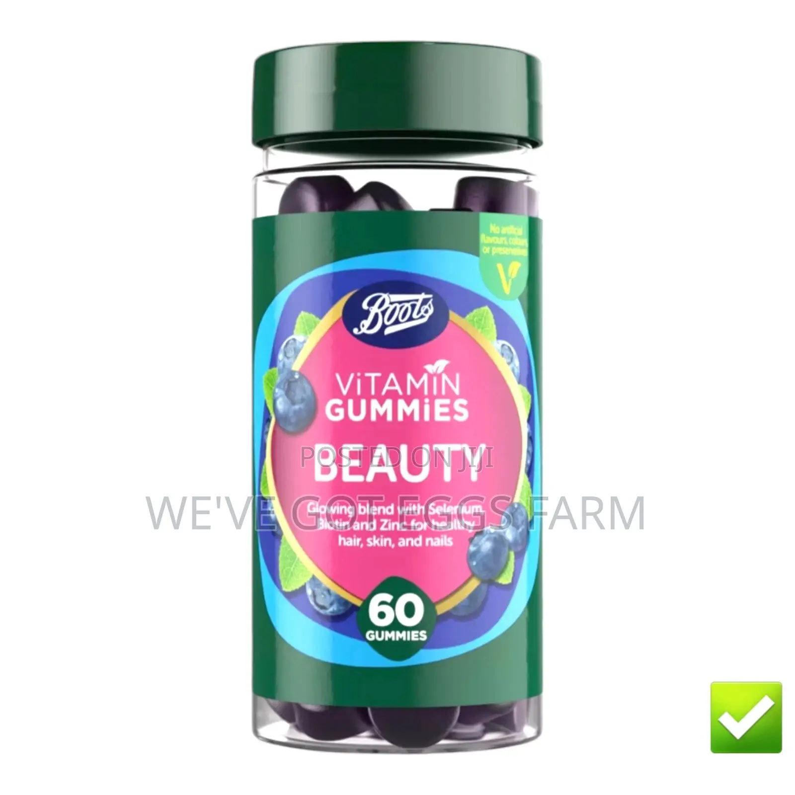 Boots Beauty Gummies for Hair Skin Nails UK Imported Available Now