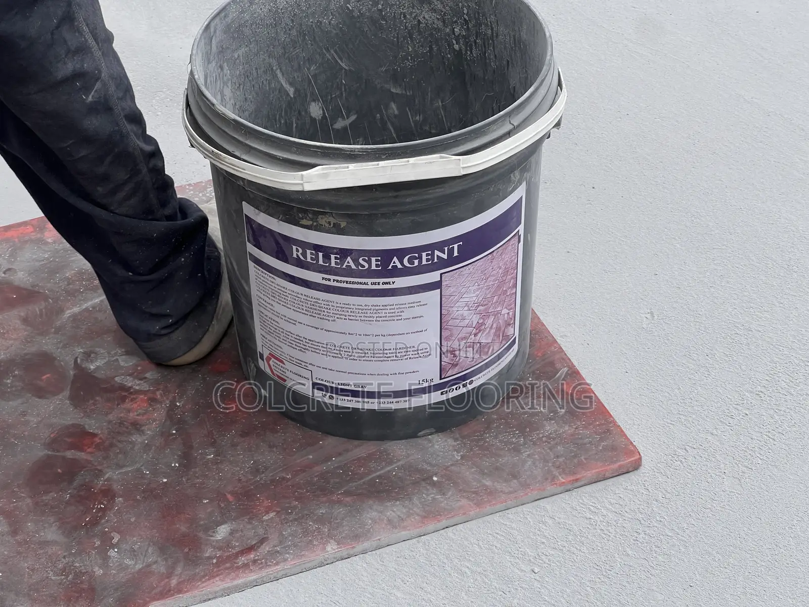 Release Agent for Stamped Concrete