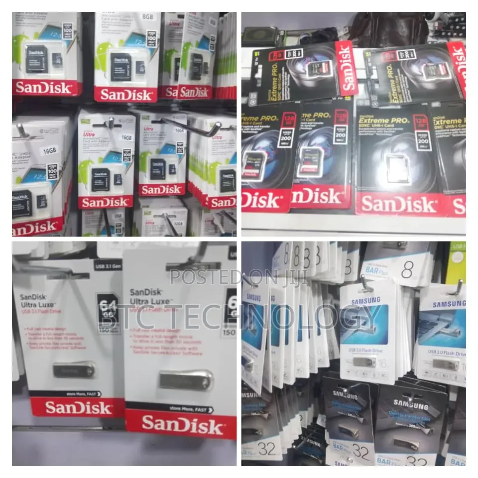 Pendrives N SD Cards