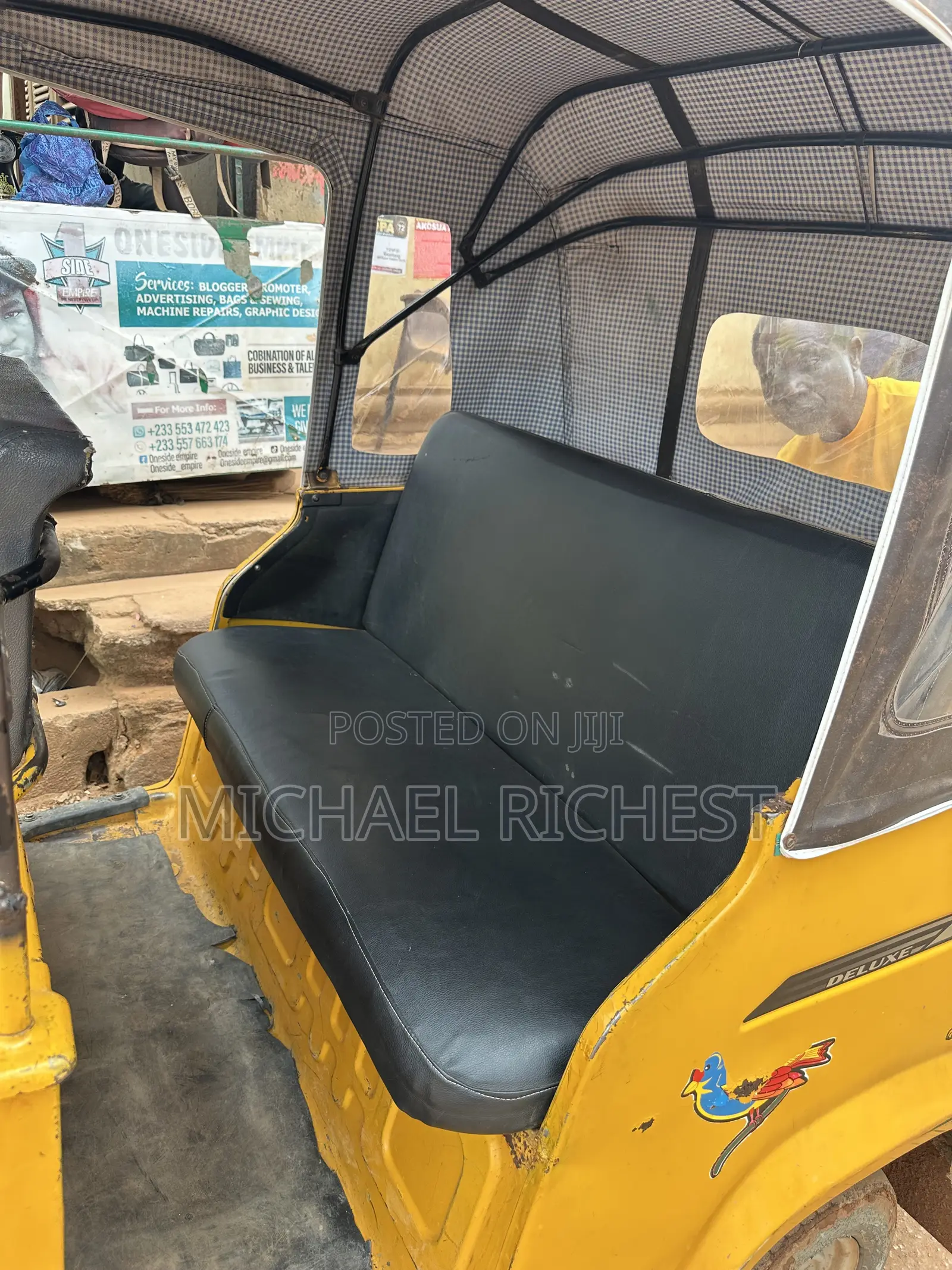 TVS King Deluxe Plus iTouch Start 2025 Yellow