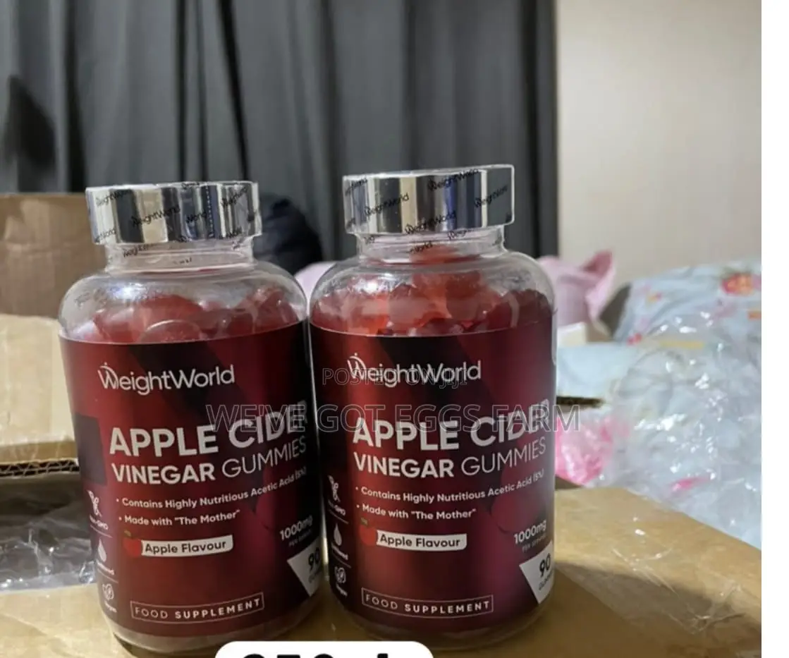 WeightWold Apple Cider Vinegar 1000mg Gummies UK Imported AvailableNow